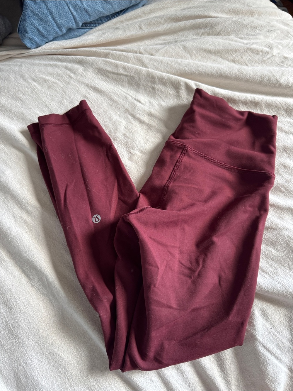 lululemon wunder train Maroon High-Rise Leggings